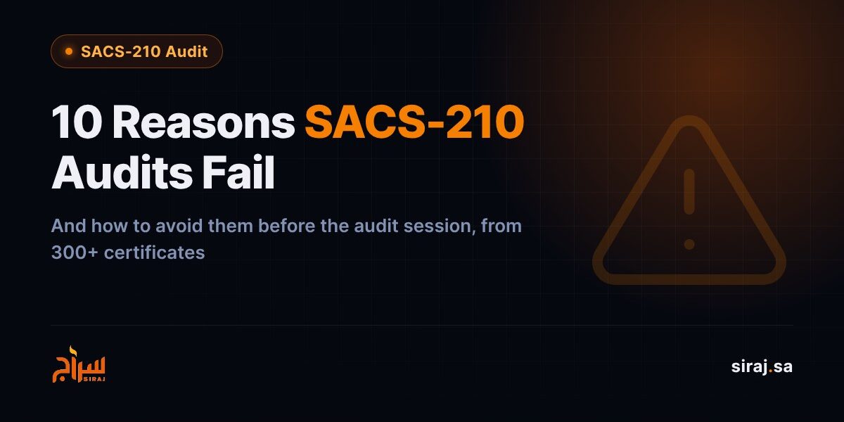 10 Reasons SACS-210 Audits Fail — and How to Avoid Them