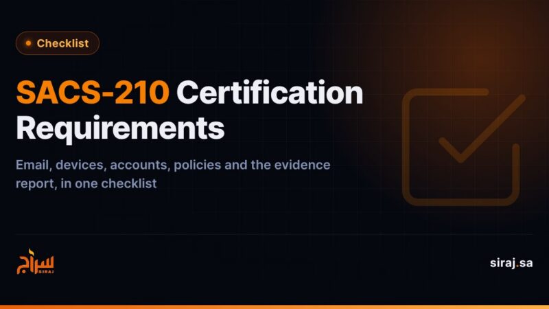 SACS-210 Certification Requirements: A Complete Checklist for Your Company