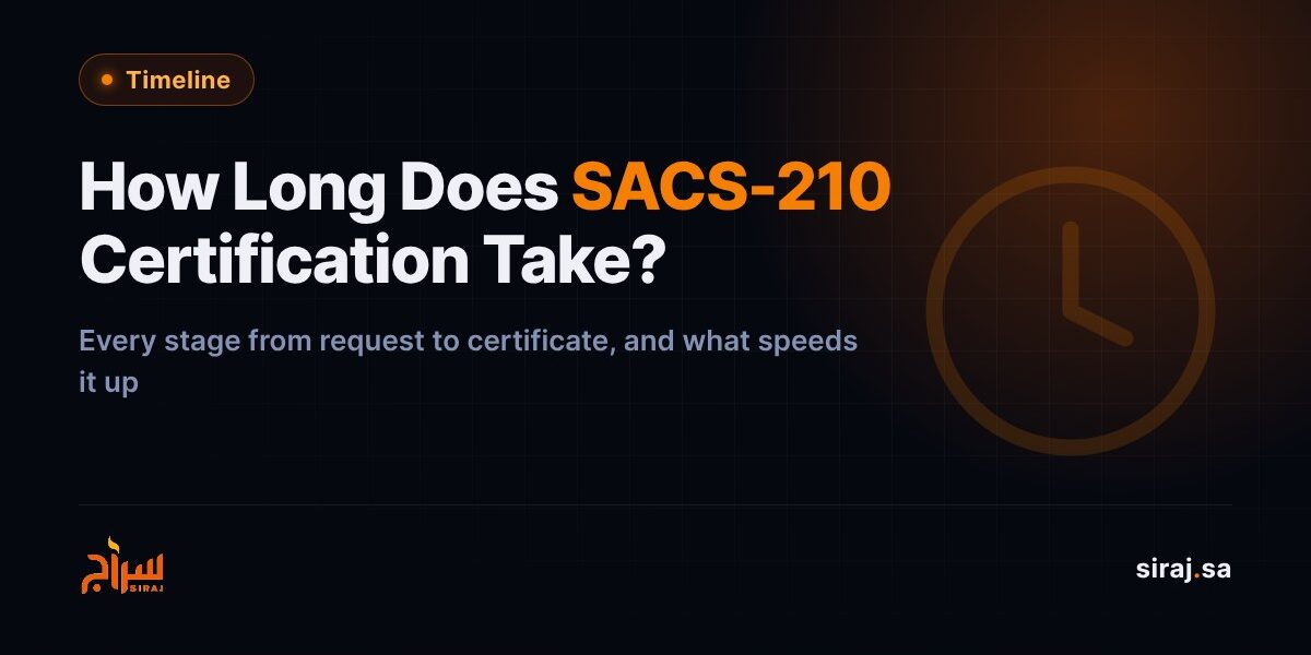How Long Does SACS-210 Certification Take? Stages and Timeline