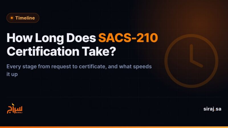 How Long Does SACS-210 Certification Take? Stages and Timeline